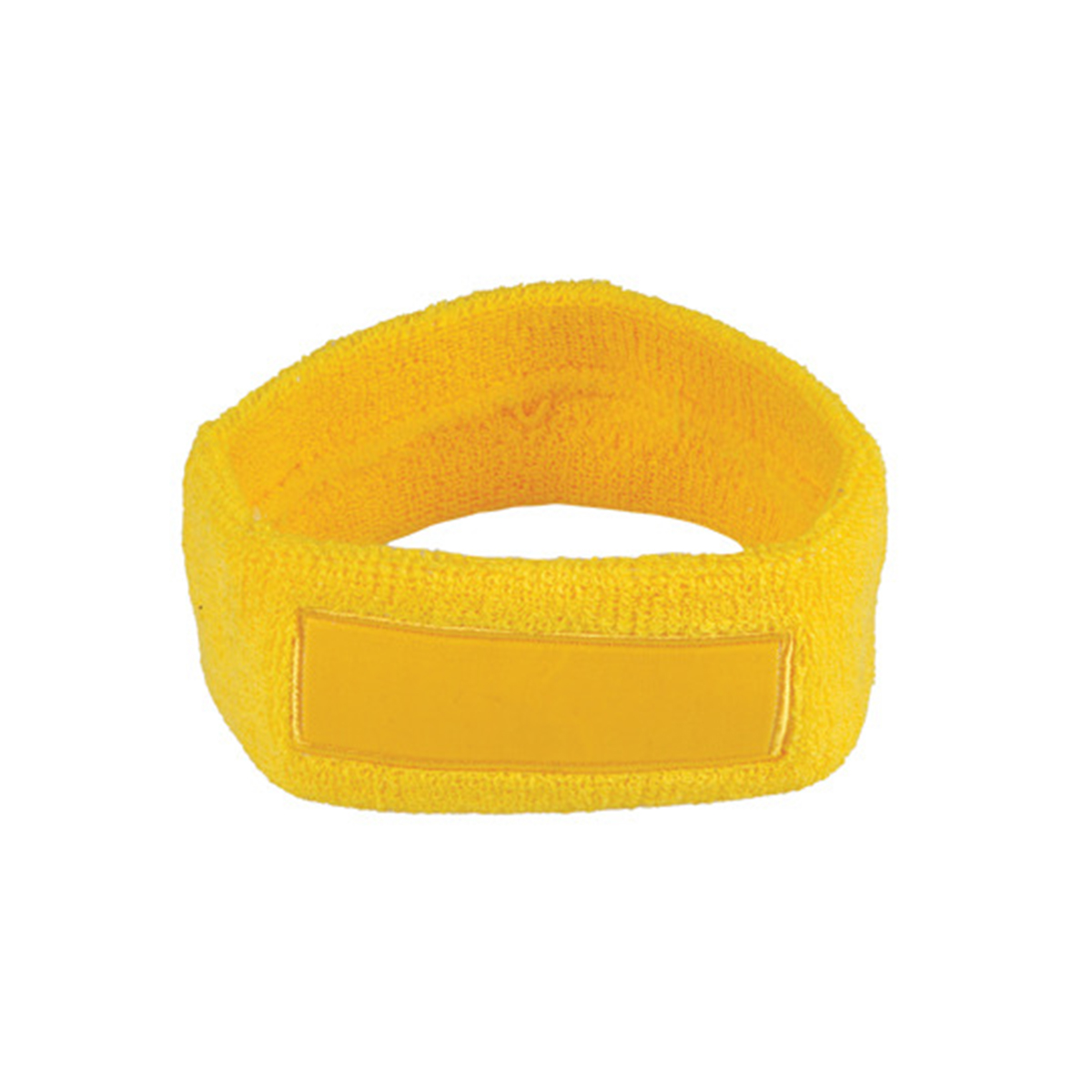 Hoofdzweetband-katoen-One-size-bedrukken-geel