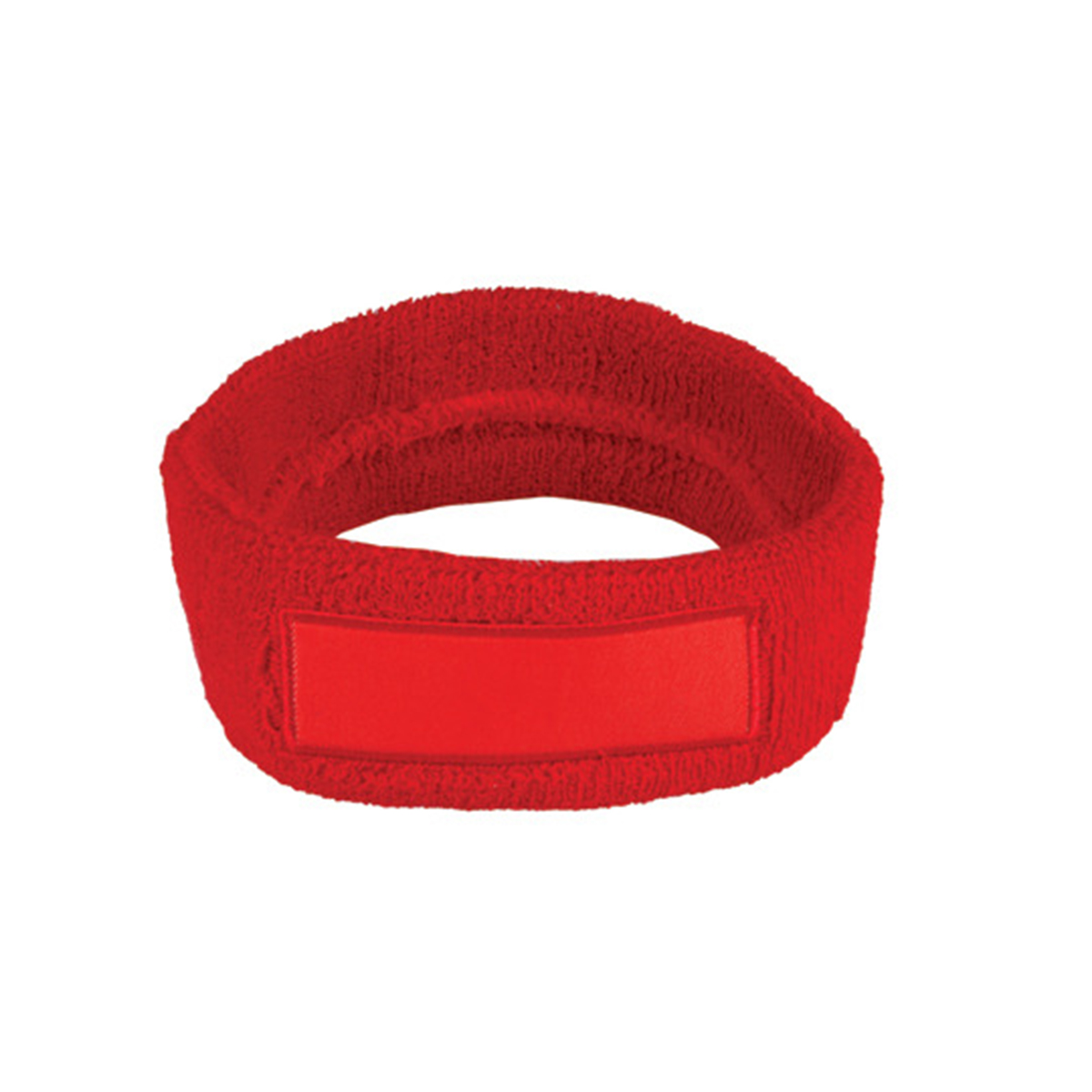 Hoofdzweetband-katoen-One-size-bedrukken-rood