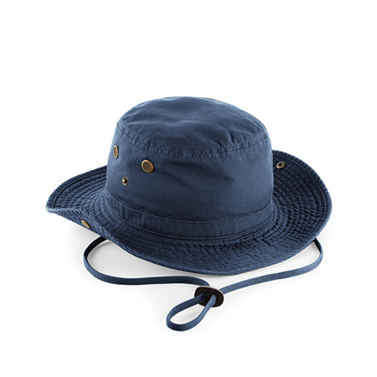 Safarihoed-verstelbaar-UV-bescherming-UPF50-bedrukken-donkerblauw