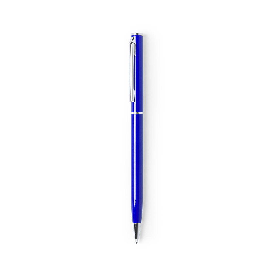 Aluminium-balpen-met-glanzende-afwerking-Chroom-bedrukken-blauw