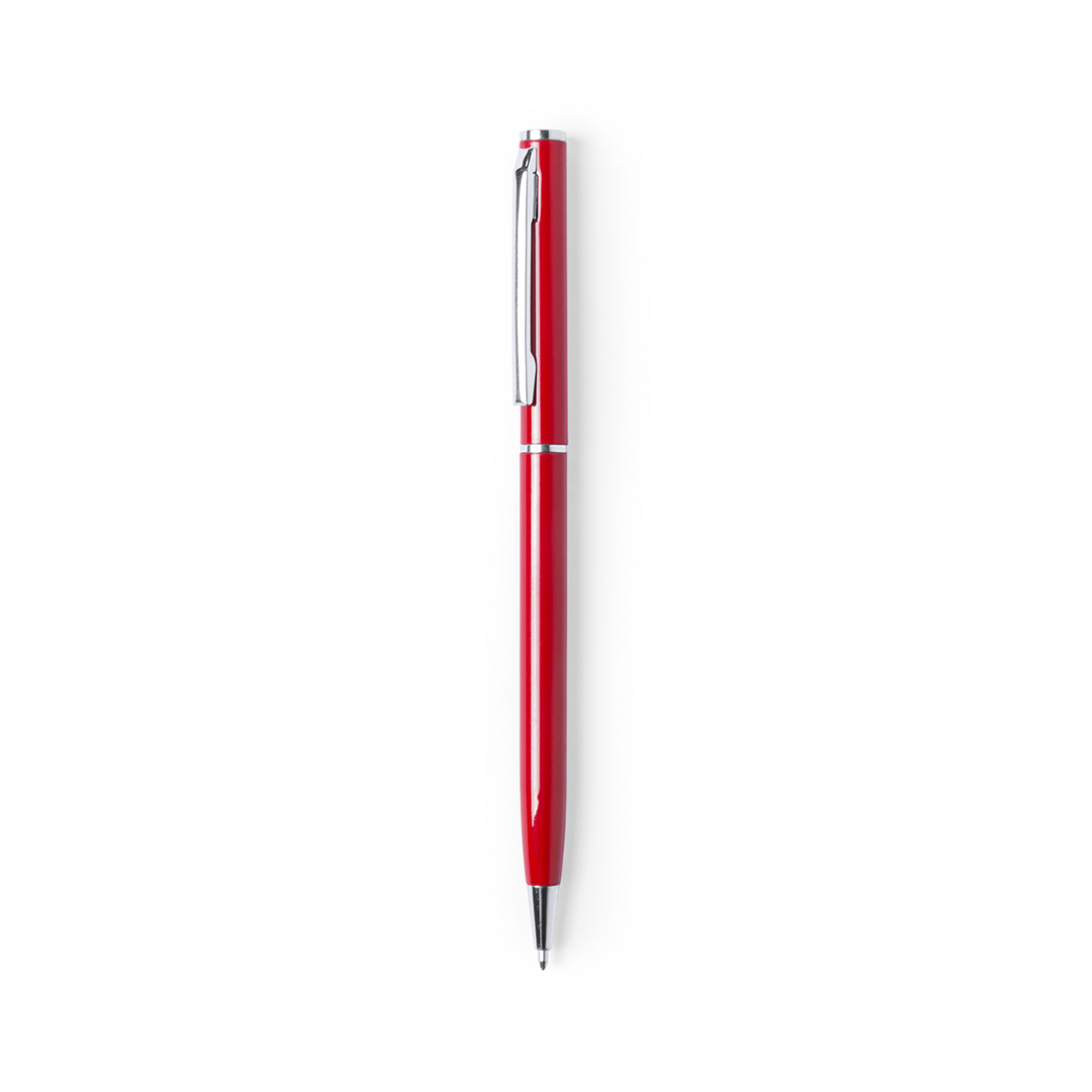 Aluminium-balpen-met-glanzende-afwerking-Chroom-bedrukken-rood