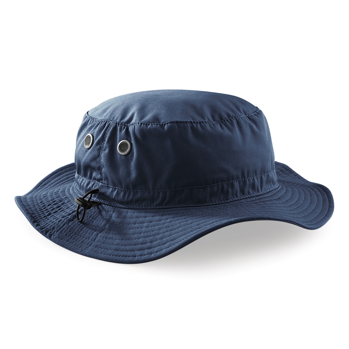 Beechfield-bucket-hat-safari-hoed-Verstelbaar-bedrukken-donkerblauw