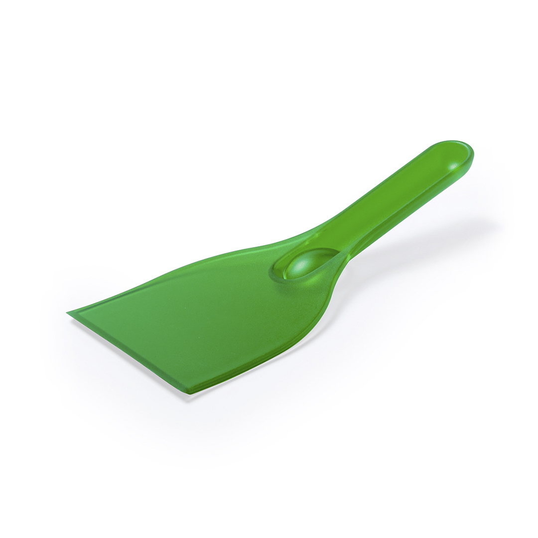 IJskrabber-met-handgreep-Kunststof-bedrukken-groen