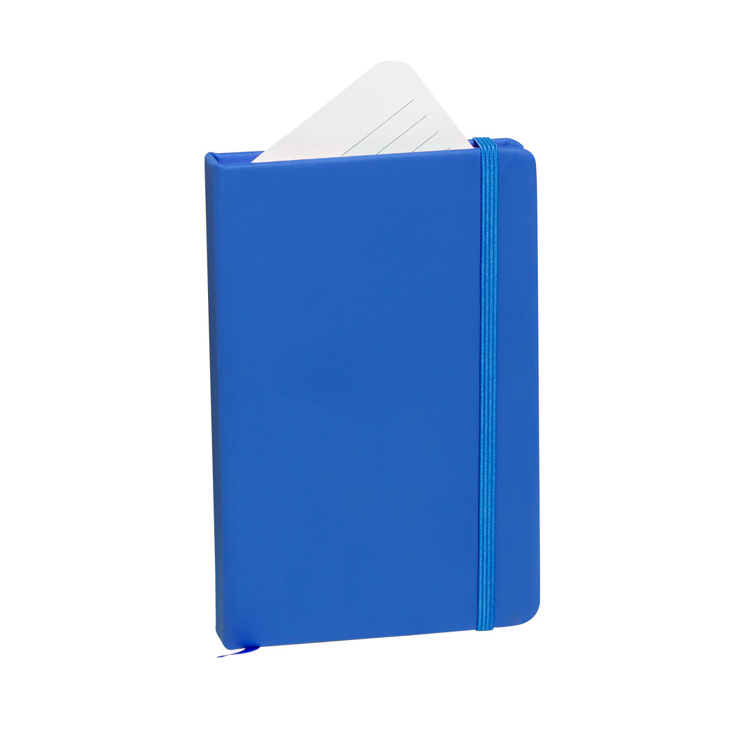 A6-hardcover-notitieboek-PU-leer-100-vellen-bedrukken-blauw