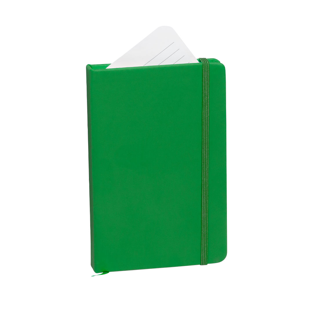 A6-hardcover-notitieboek-PU-leer-100-vellen-bedrukken-groen