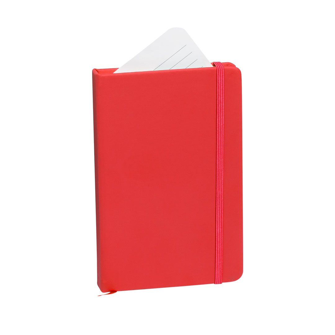 A6-hardcover-notitieboek-PU-leer-100-vellen-bedrukken-rood