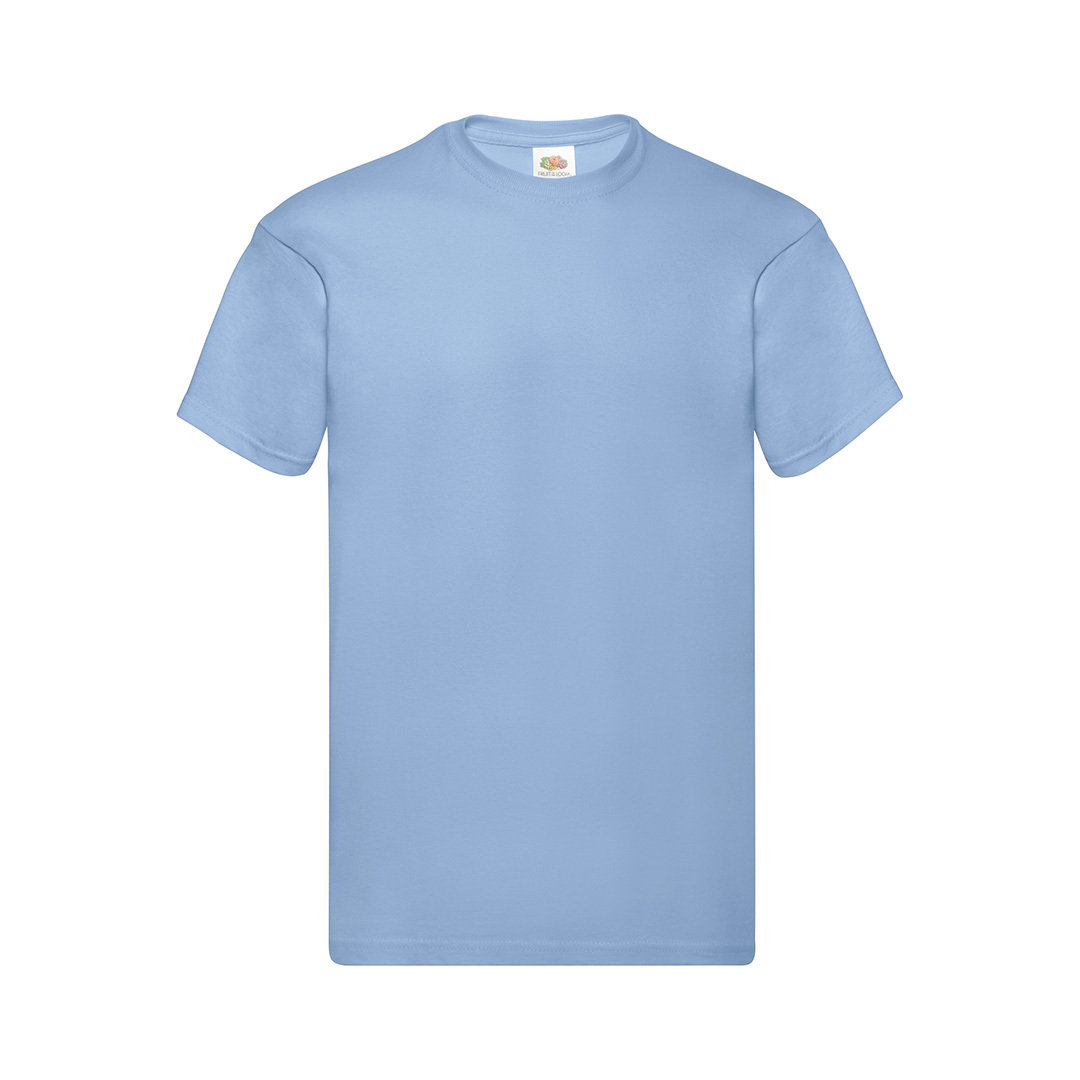 Fruit-of-the-Loom-Original-T-shirt-Unisex-145-gm2-bedrukken-sky-blue
