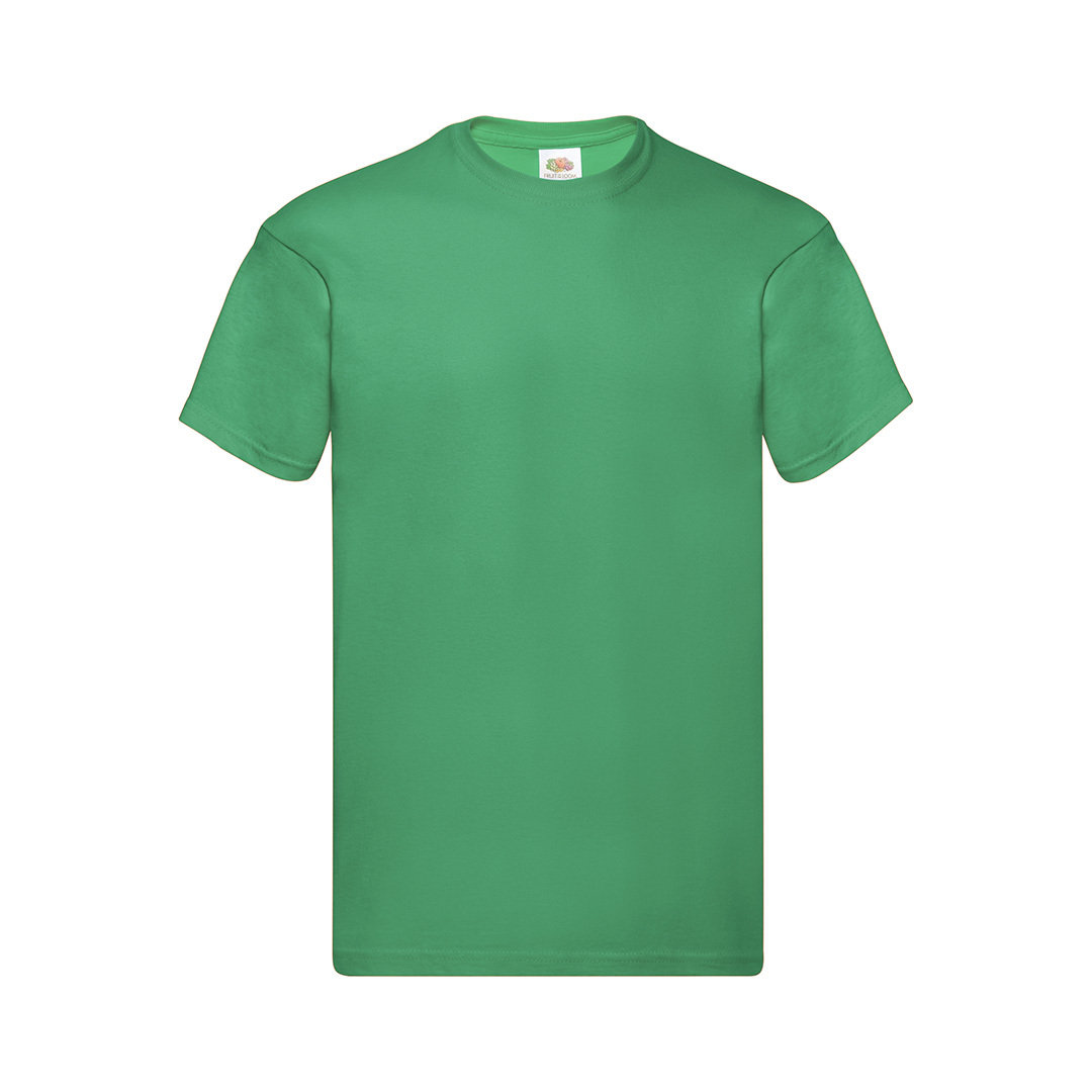 Fruit-of-the-Loom-Original-T-shirt-Unisex-145-gm2-bedrukken-kelly-green