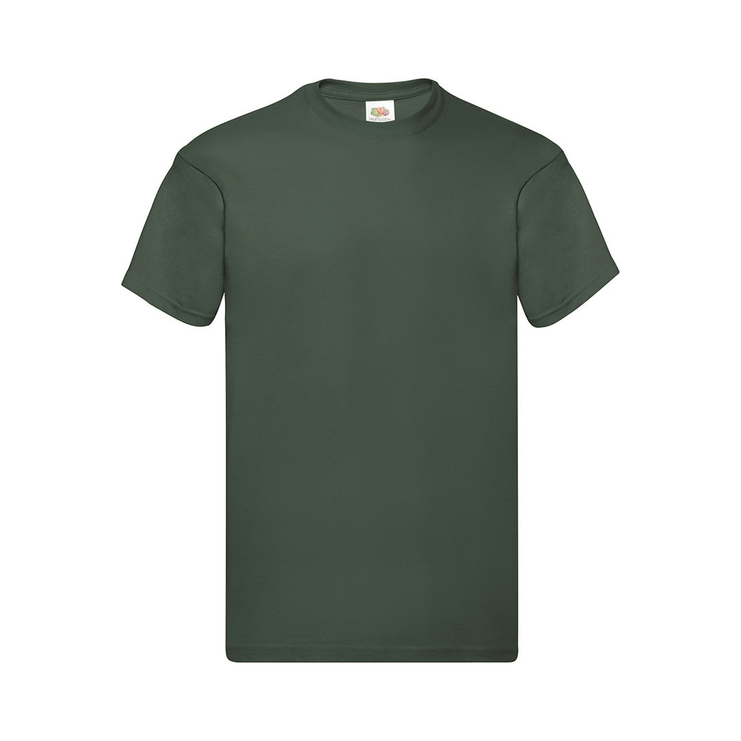 Fruit-of-the-Loom-Original-T-shirt-Unisex-145-gm2-bedrukken-bottle-green