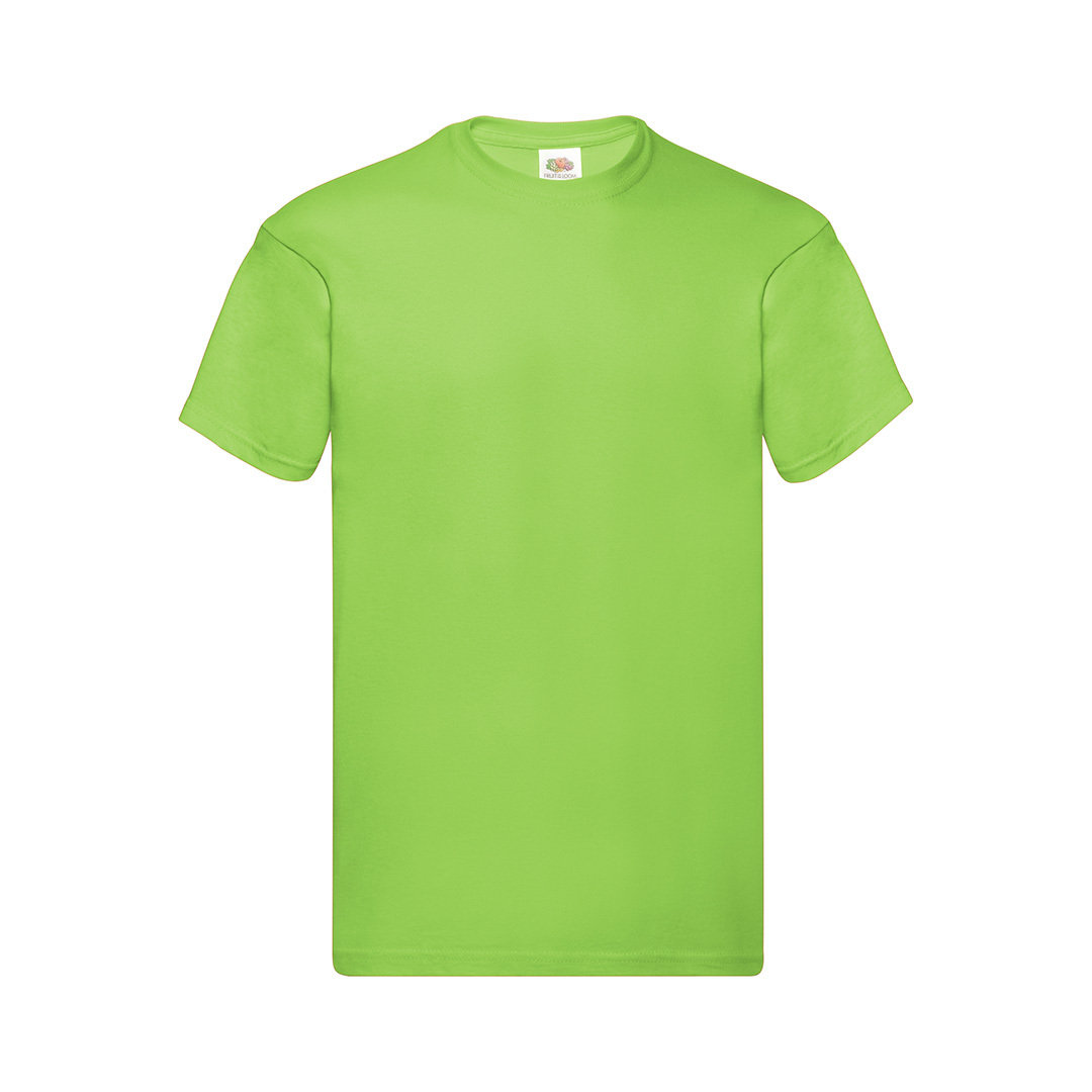 Fruit-of-the-Loom-Original-T-shirt-Unisex-145-gm2-bedrukken-lime