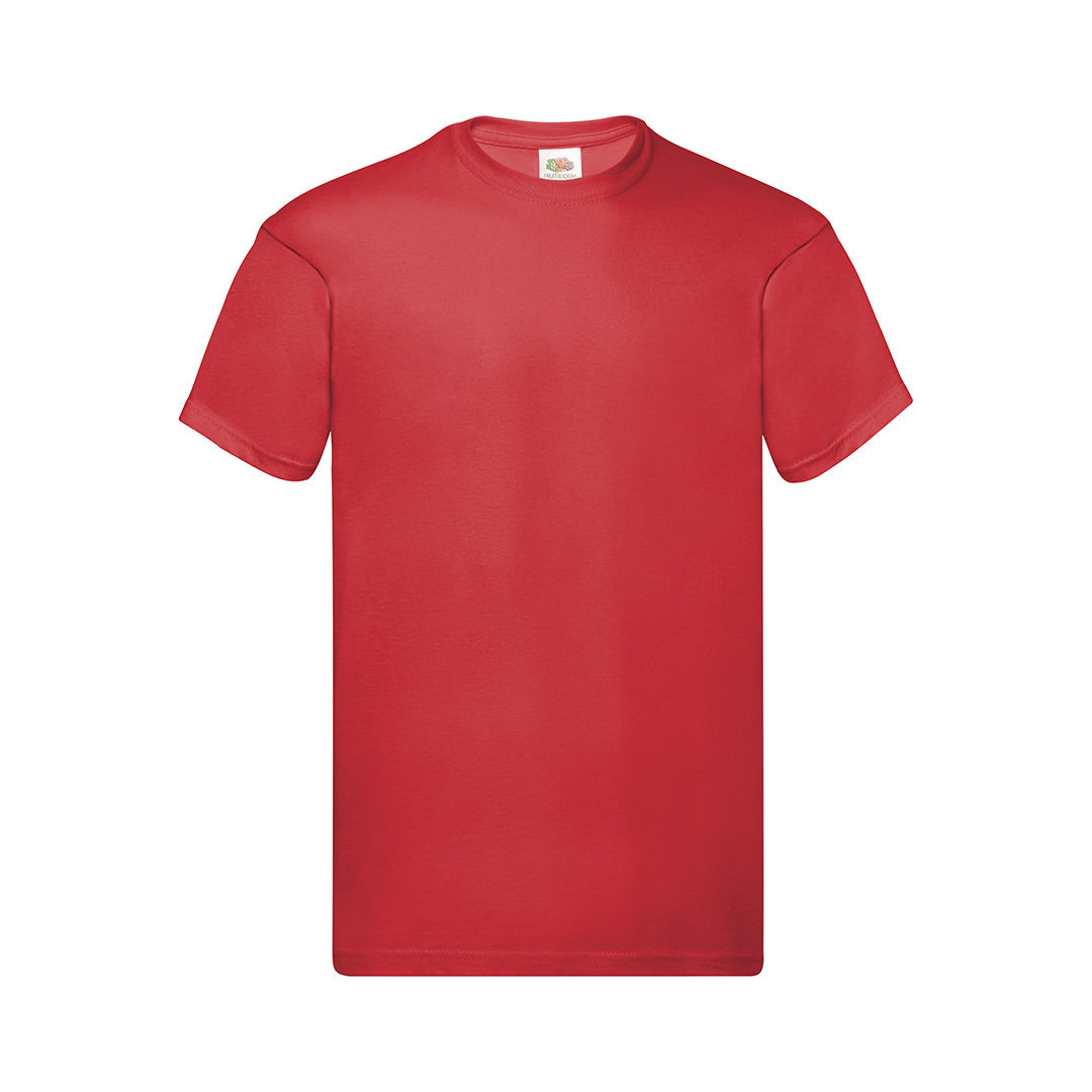 Fruit-of-the-Loom-Original-T-shirt-Unisex-145-gm2-bedrukken-red