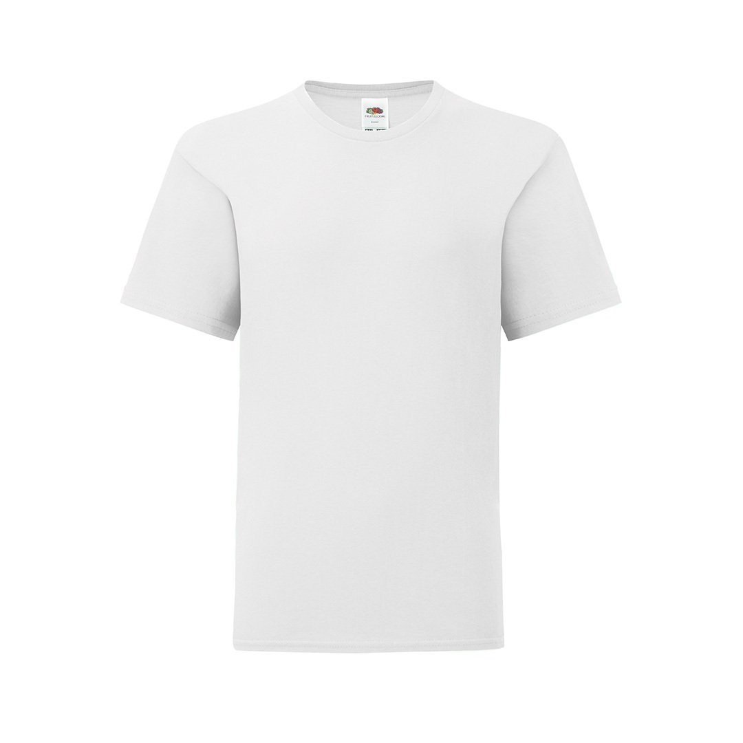 Fruit-of-the-Loom-Iconic-T-shirt-Kids-150-gm2-bedrukken-white