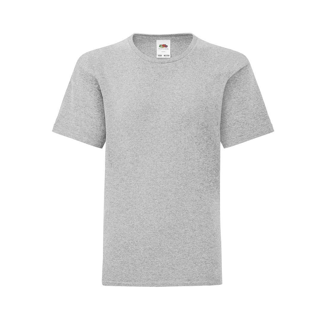 Fruit-of-the-Loom-Iconic-T-shirt-Kids-150-gm2-bedrukken-heather-grey