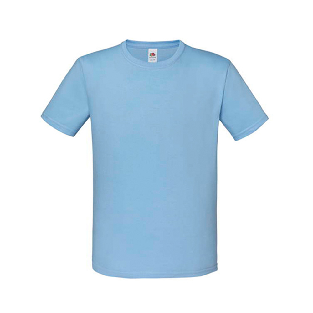Fruit-of-the-Loom-Iconic-T-shirt-Kids-150-gm2-bedrukken-sky-blue