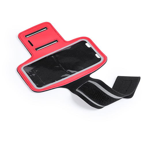 Reflecterende-smartphone-sportarmband-6-inch-bedrukken-rood