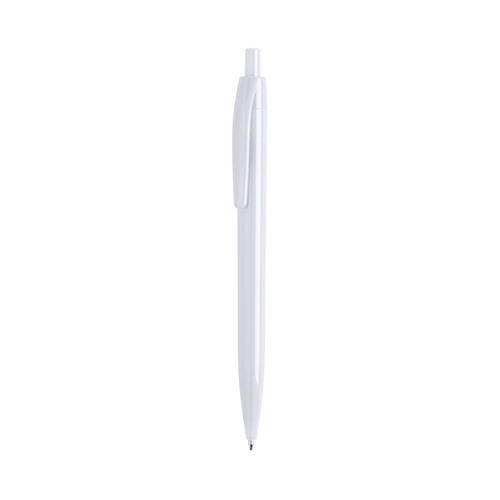 Balpen-met-glanzende-afwerking-Blauwe-inkt-bedrukken-wit