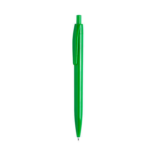 Balpen-met-glanzende-afwerking-Blauwe-inkt-bedrukken-groen