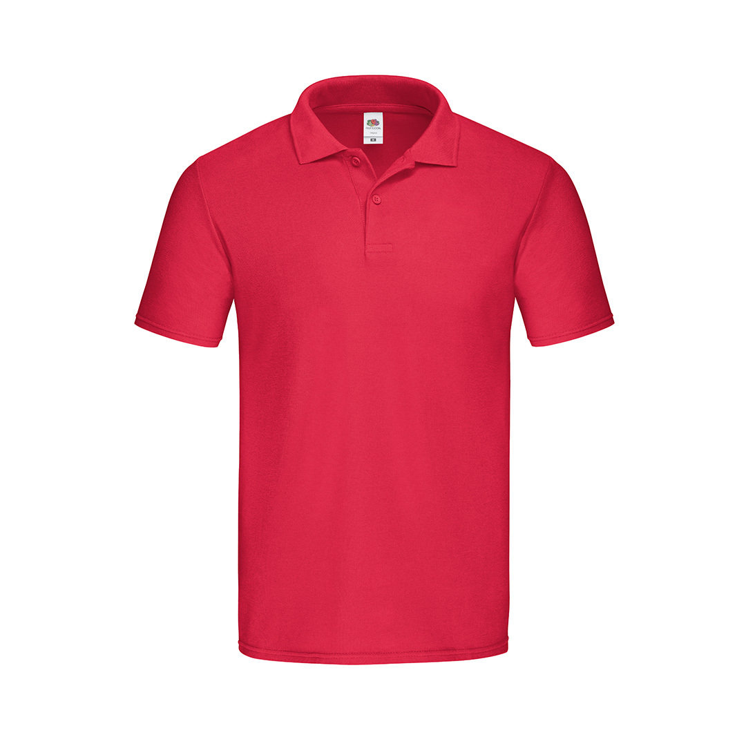 Fruit-of-the-Loom-Original-polo-Unisex-185-gm-bedrukken-red