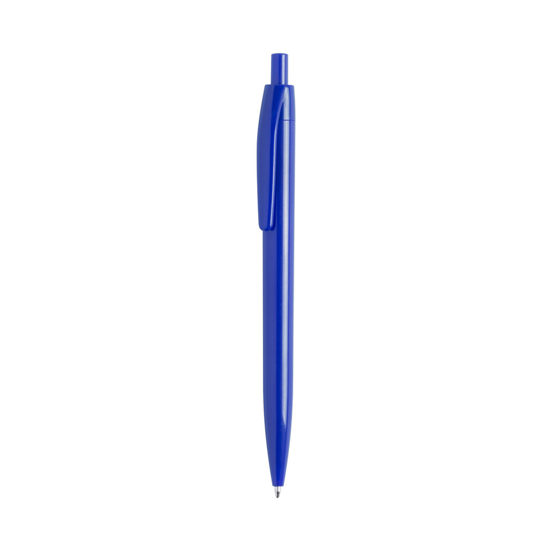Balpen-met-glanzende-afwerking-Blauwe-inkt-bedrukken-blauw