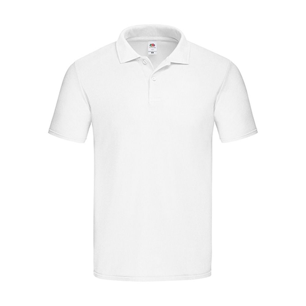 Fruit-of-the-Loom-Original-polo-Unisex-185-gm-bedrukken-white