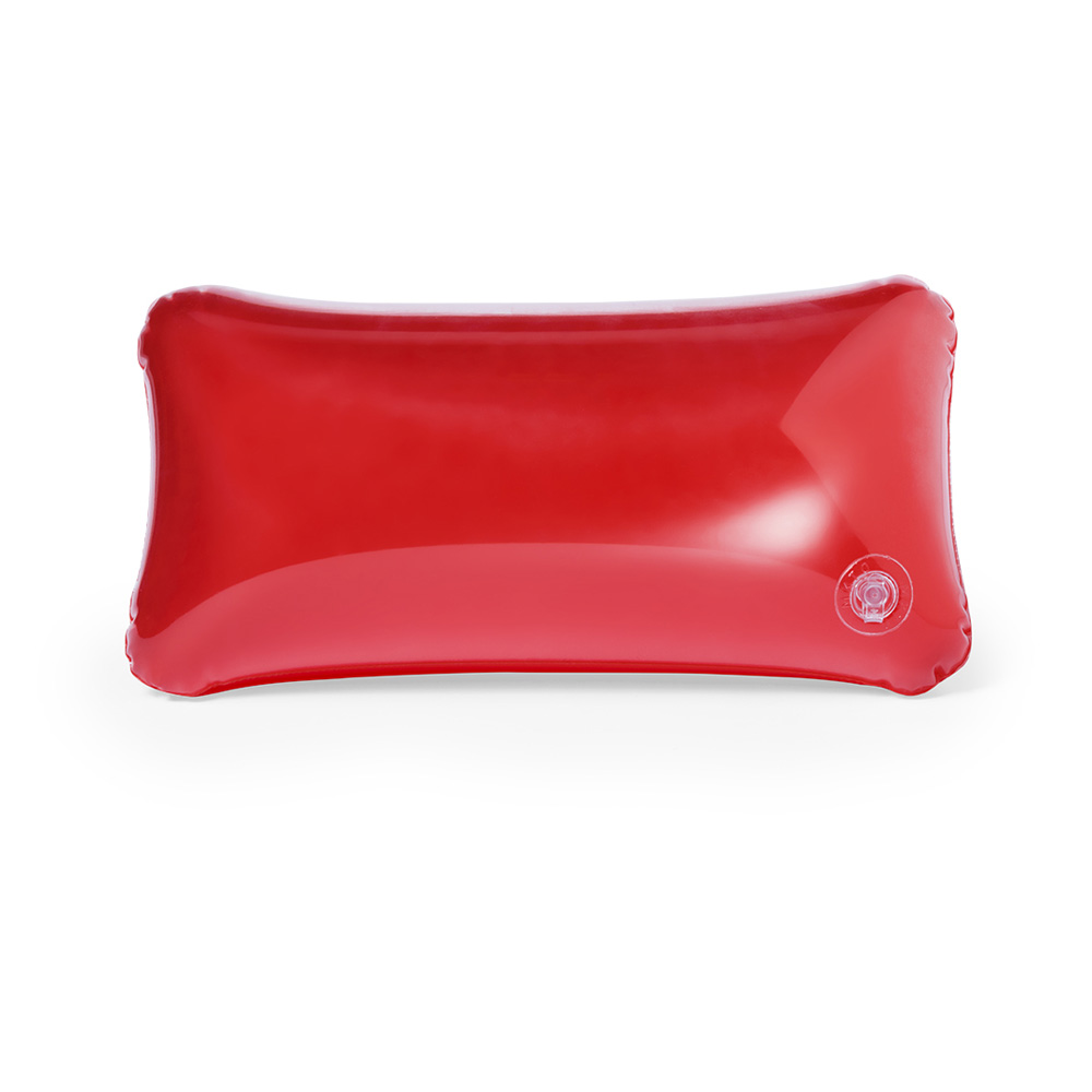 Opblaasbaar-kussen-Transparant-PVC-bedrukken-rood