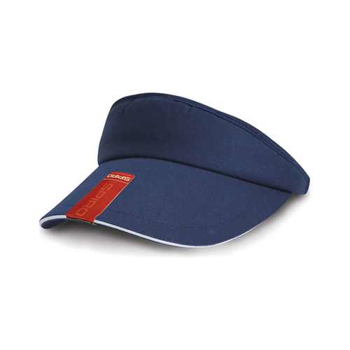 Zonneklep-Unisex-Katoen-220-gm-bedrukken-donkerblauw