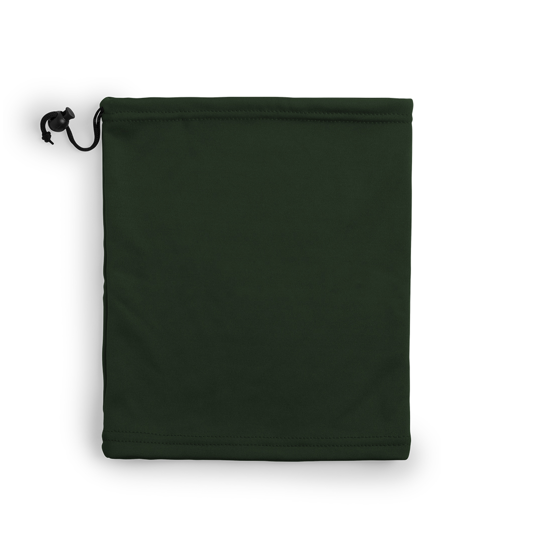 2-in-1-Colsjaal-en-muts-met-fleece-voering-Polyester-280-gm-bedrukken-donkergroen