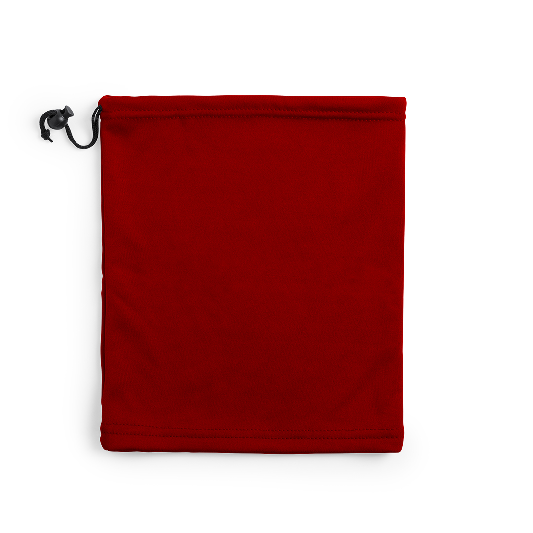 2-in-1-Colsjaal-en-muts-met-fleece-voering-Polyester-280-gm-bedrukken-rood