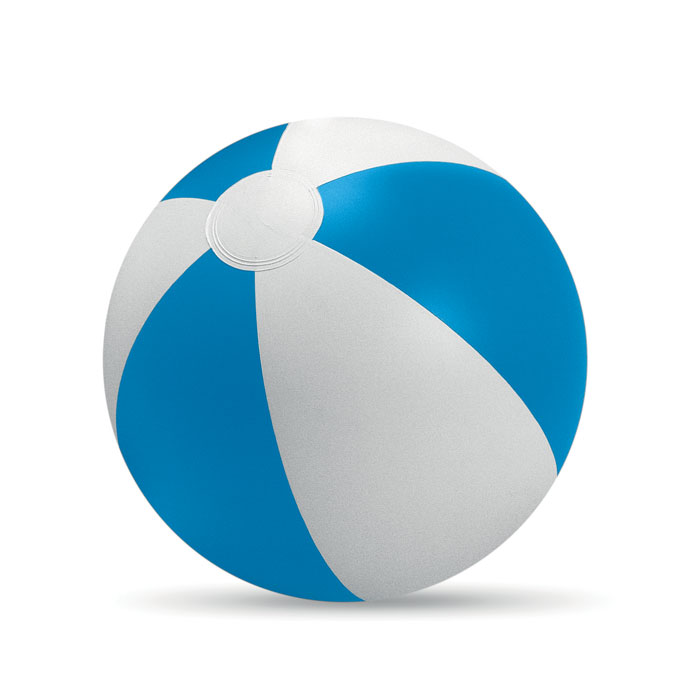 Gestreepte-strandbal-PVC-235-cm-bedrukken-blauw