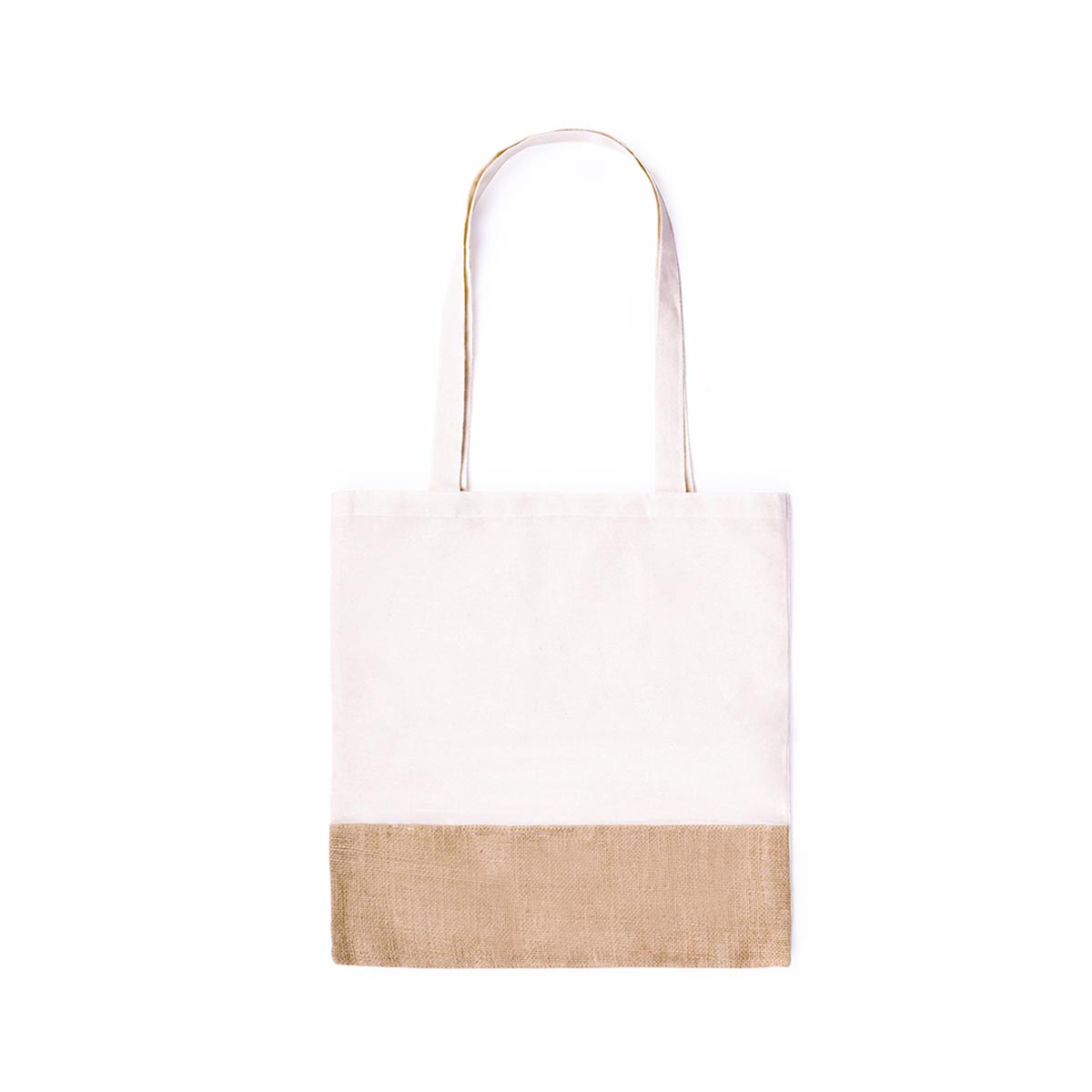 Katoenen-draagtas-met-jute-onderkant-120-gm-bedrukken-beige