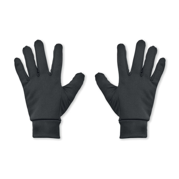 Touchscreen-sporthandschoenen-Polyester-bedrukken-zwart