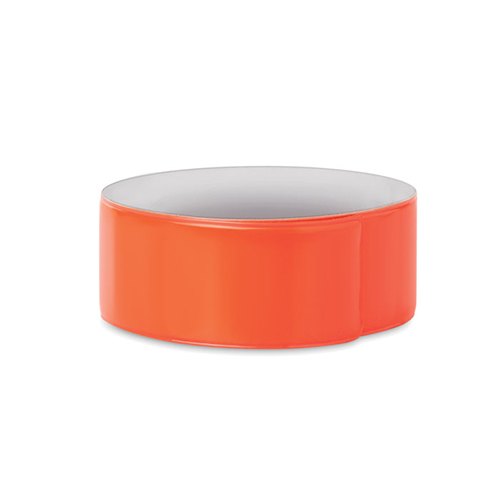 Neon-reflecterende-klik-armband-PVC-bedrukken-oranje