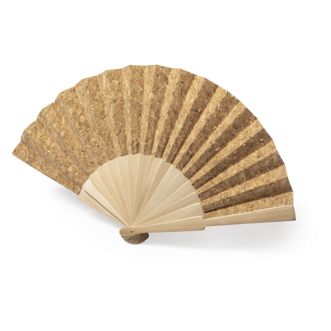 Kurken-waaier-Hout-bedrukken-beige