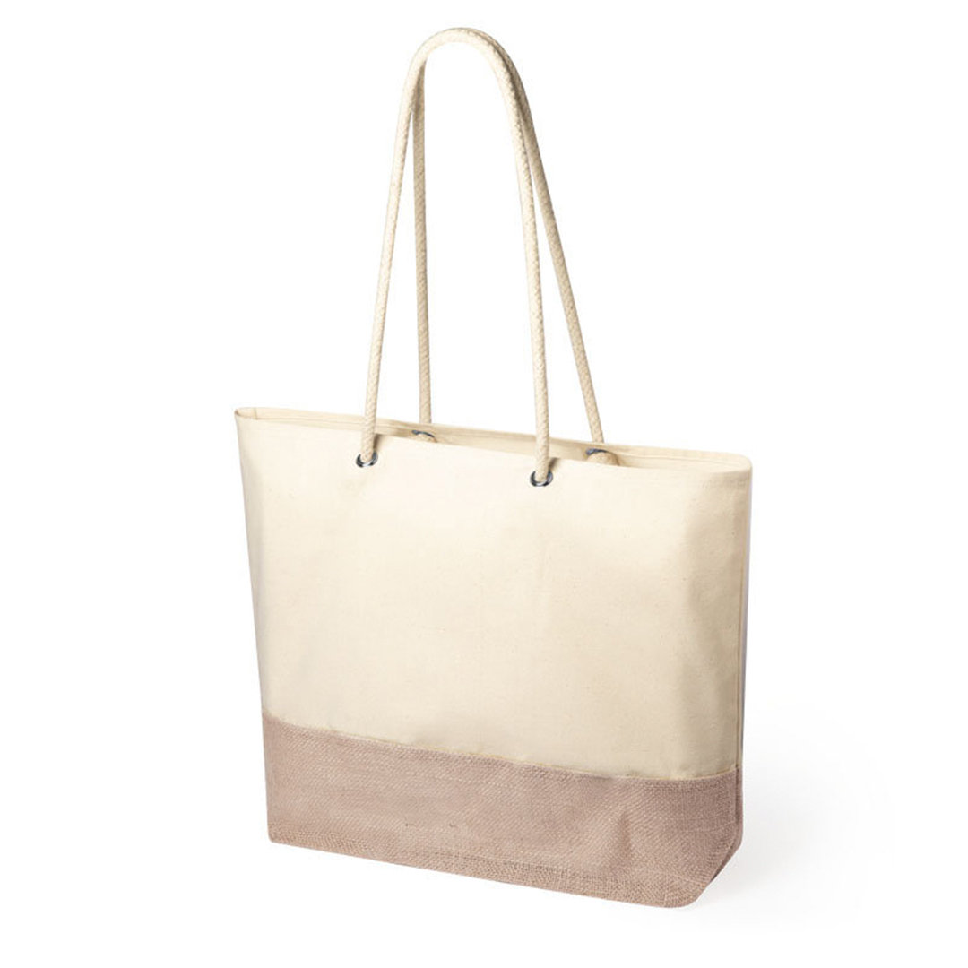 Katoenen-strandtas-Jute-48-x-35-cm-230-gm-bedrukken-beige