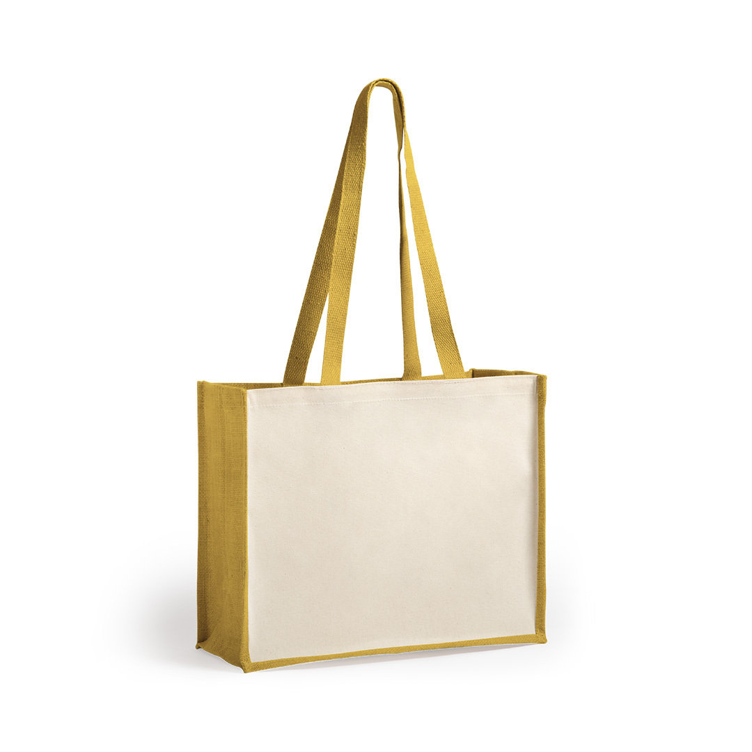 Katoenen-boodschappentas-Jute-39-x-315-cm-bedrukken-geel