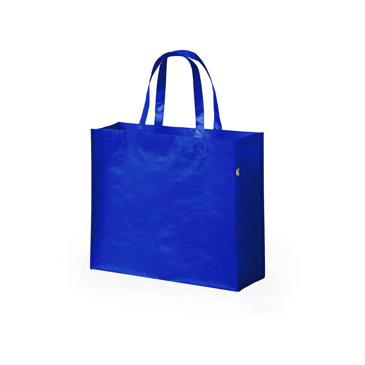 Gelamineerde-RPET-boodschappentas-42-x-35-cm-105-gm-bedrukken-blauw