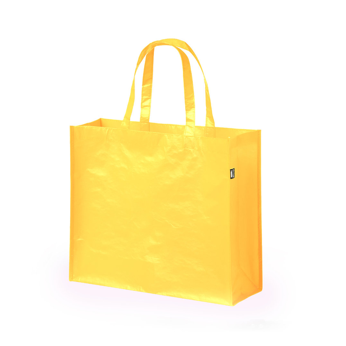 Gelamineerde-RPET-boodschappentas-42-x-35-cm-105-gm-bedrukken-geel