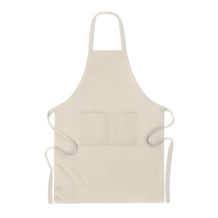 Schort-biologisch-katoen-200-gm-bedrukken-beige