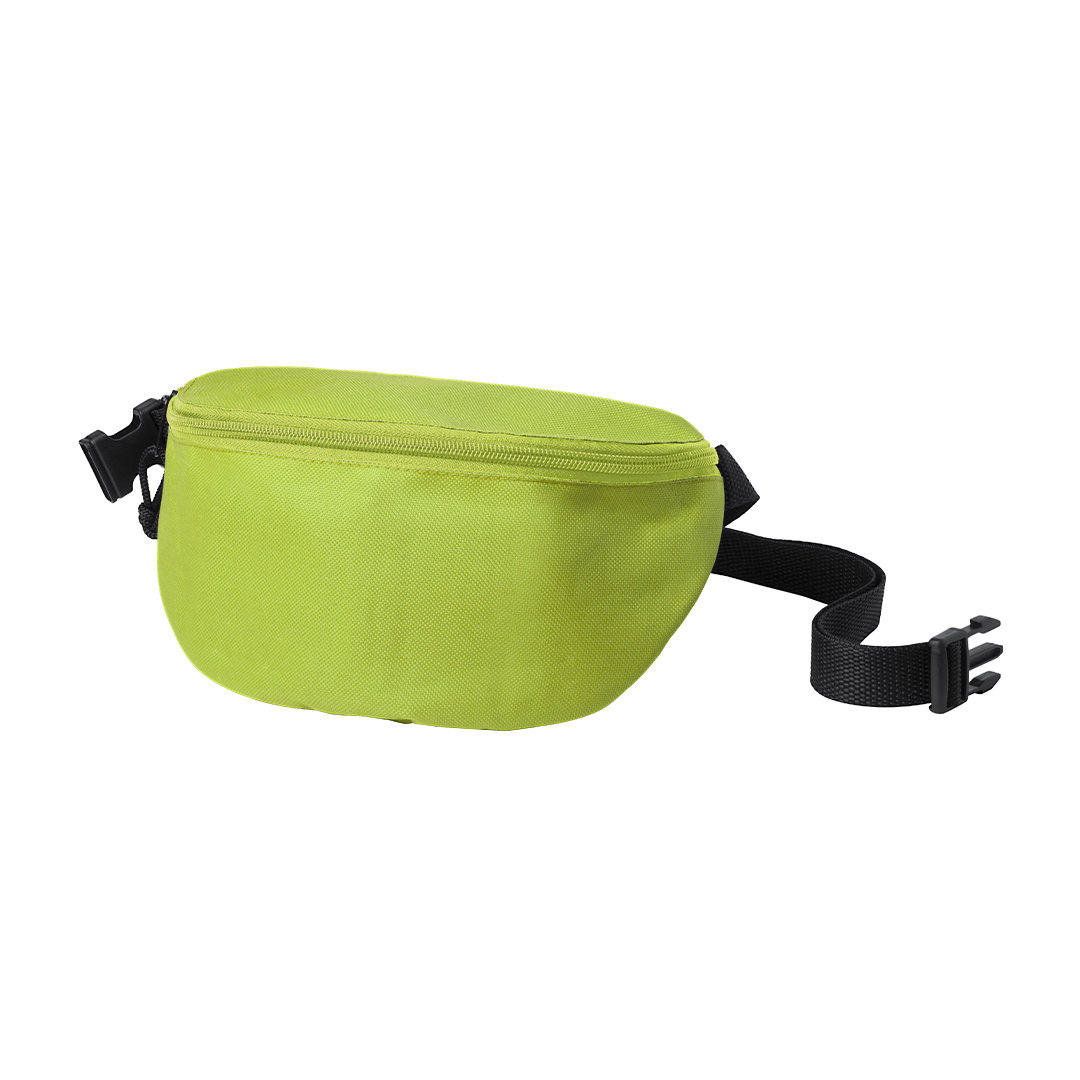 Basic-polyester-600D-heuptasje-25-x-17-cm-bedrukken-lichtgroen