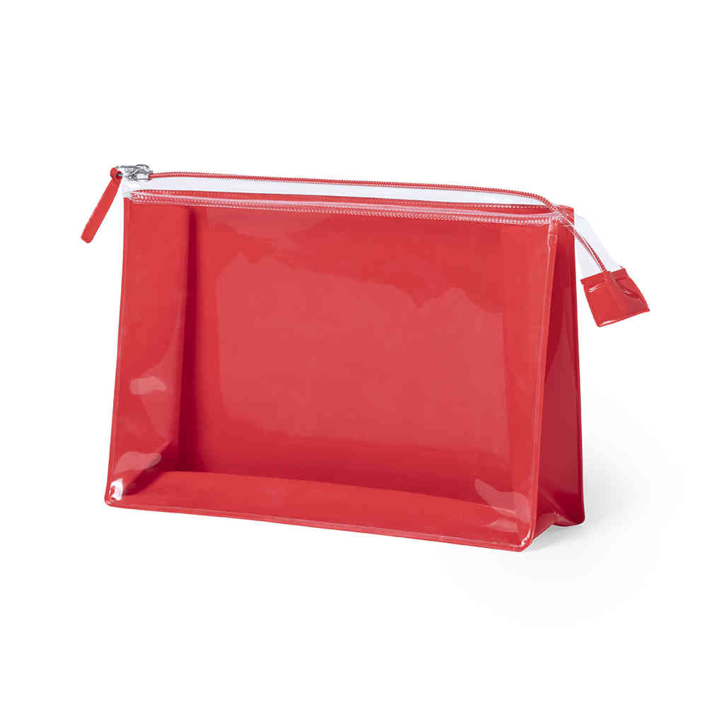 Transparante-toilettas-EVA-bedrukken-rood
