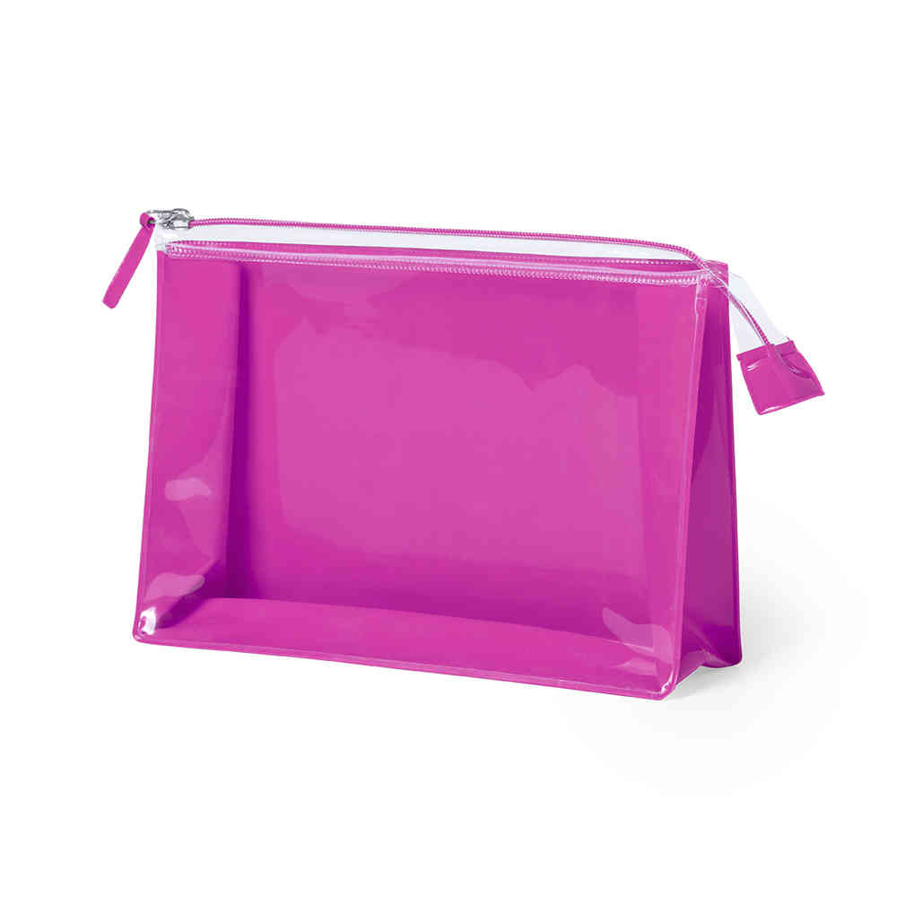 Transparante-toilettas-EVA-bedrukken-roze
