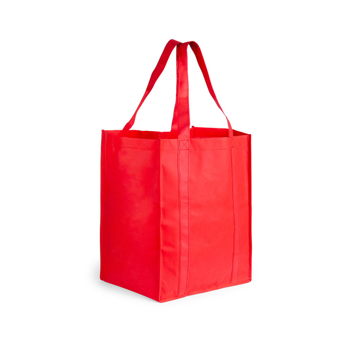 Non-woven-shopper-33-x-38-cm-80-gm-bedrukken-rood