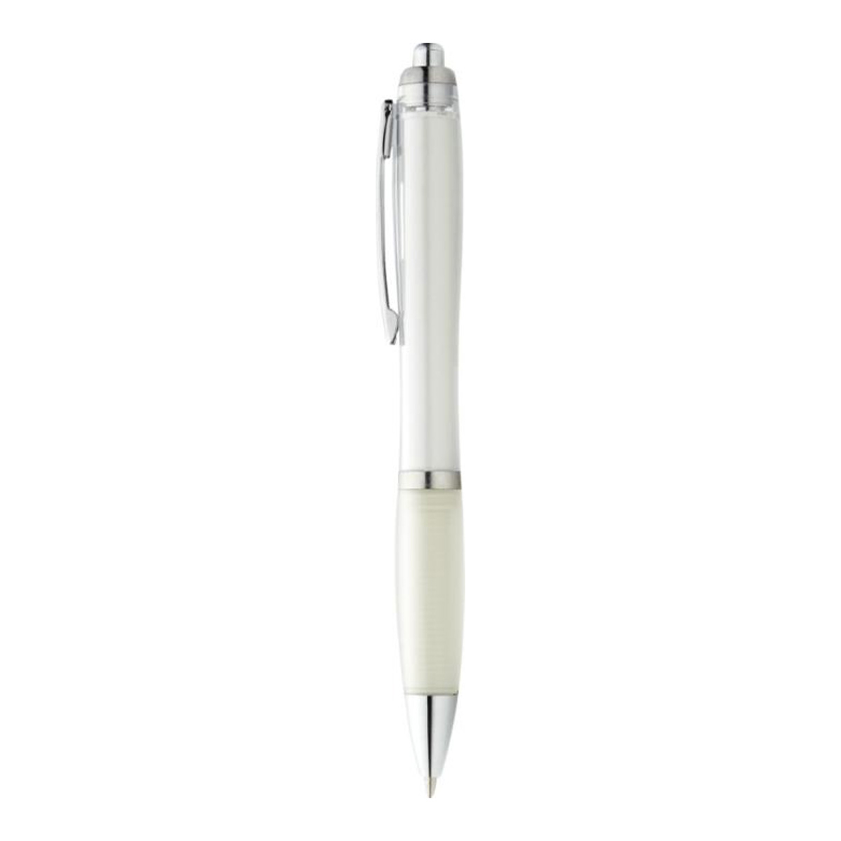 Balpen-met-soft-touch-greep-Blauwe-inkt-bedrukken-wit
