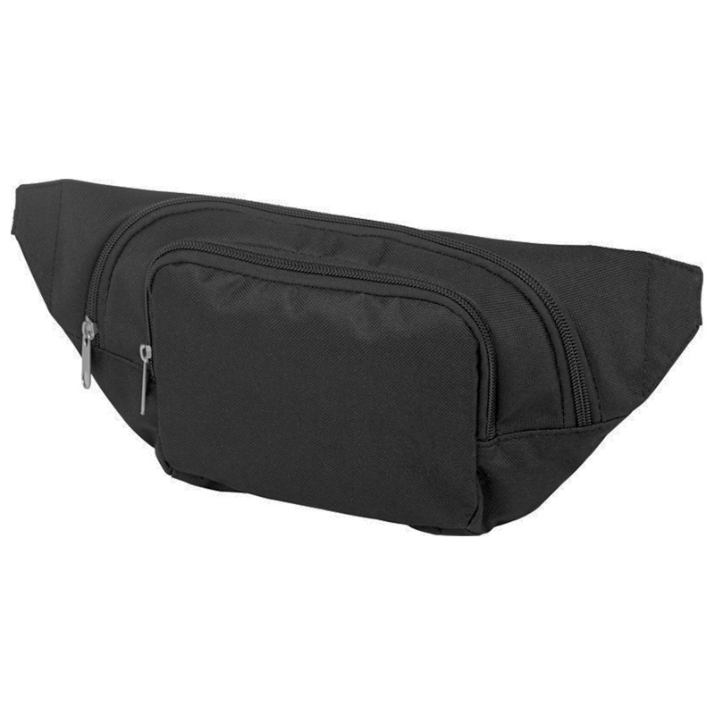2-vaks-600D-polyester-heuptasje-Quick-release-sluiting-bedrukken-zwart