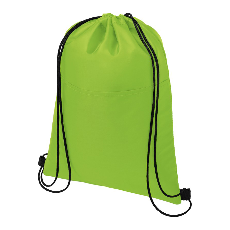 Koeltas-rugzak-210D-van-polyester-Trekkoordsluiting-bedrukken-lichtgroen