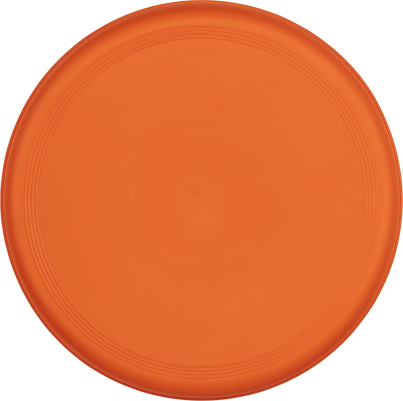 Frisbee-gerecycled-kunststof-23-cm-bedrukken-oranje