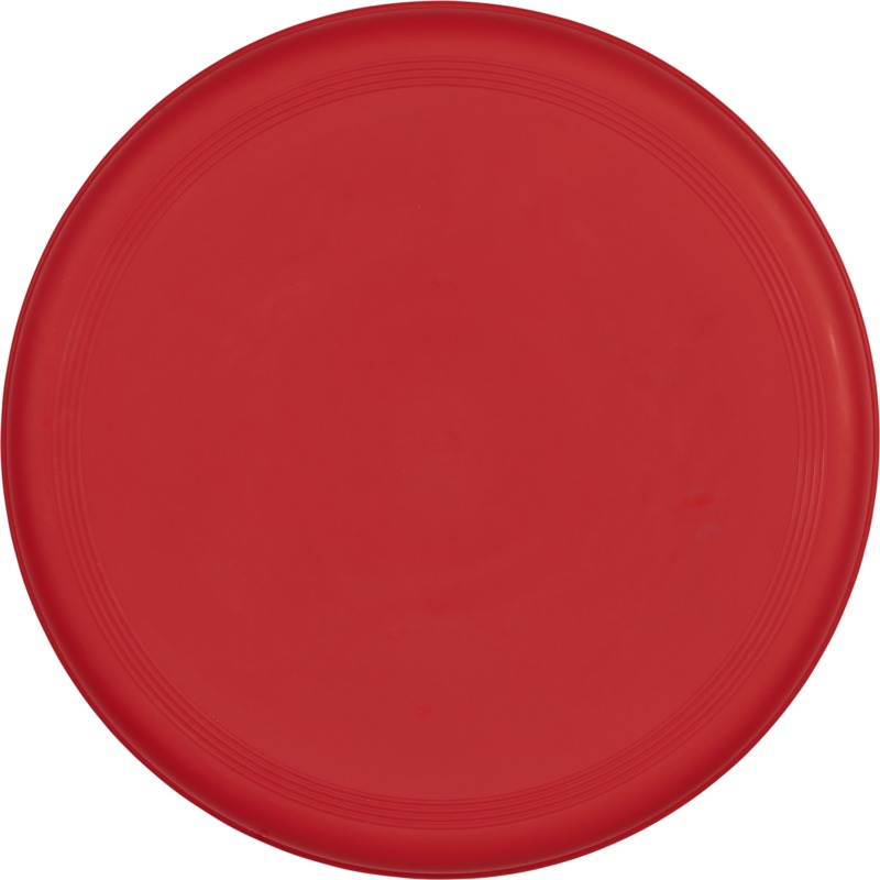 Frisbee-gerecycled-kunststof-23-cm-bedrukken-rood