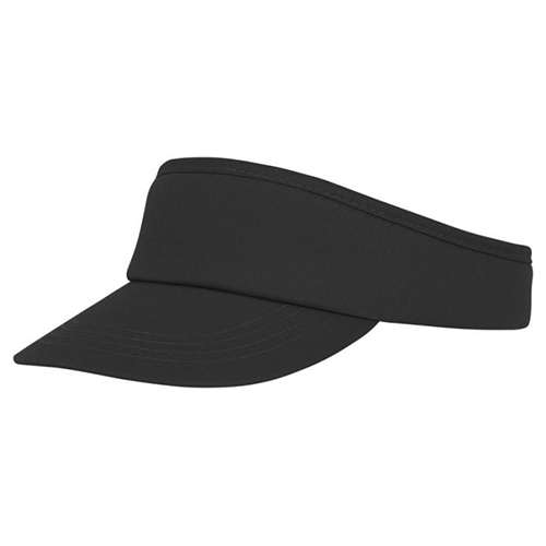 Katoenen-zonneklep-met-klittenbandsluiting-58-cm-175-gm-bedrukken-zwart