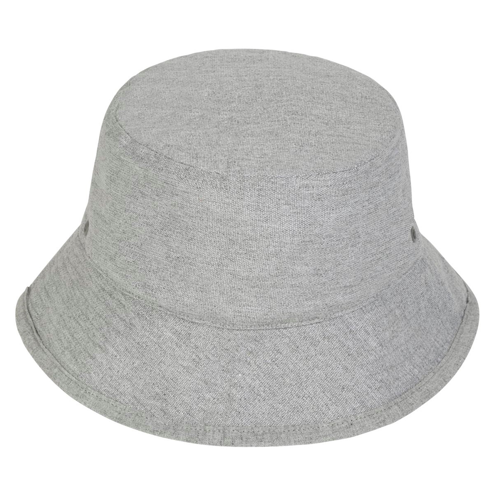 StanleyStella-vissershoedje-Canvas-300-gm-bedrukken-heather-grey
