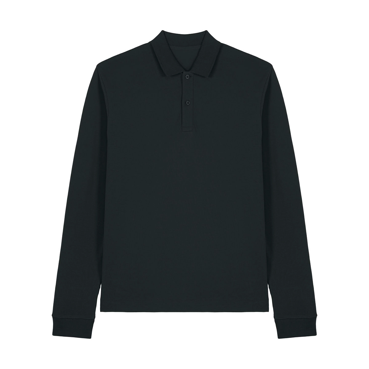 StanleyStella-Prepster-20-long-sleeve-polo-240-gm-bedrukken-black